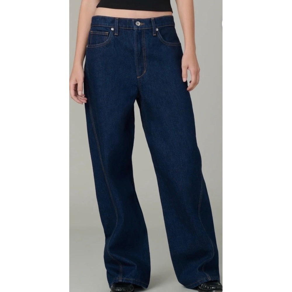Joes Jeans The Ryan Spectacular Wide Leg Indigo Denim Jeans 25 NEW TJRSPC5604